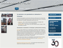 Tablet Screenshot of dakwerkendefeyter.be